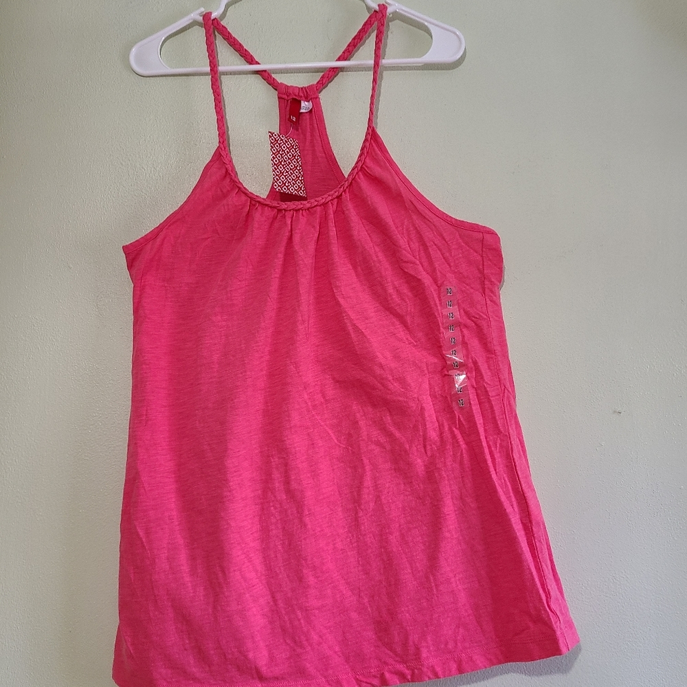 NWT H&M Coral Pink Women's Tank Top Size 12